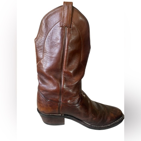 Panhandle Slim by Sanders Men's Western Boots
9.5E | Brown Leather Cowboy Boots - Picture 3 of 10